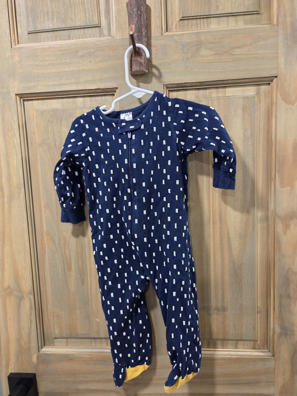 **BUNDLE & SAVE** Gerber Navy Blue One-Piece Footed Pajamas